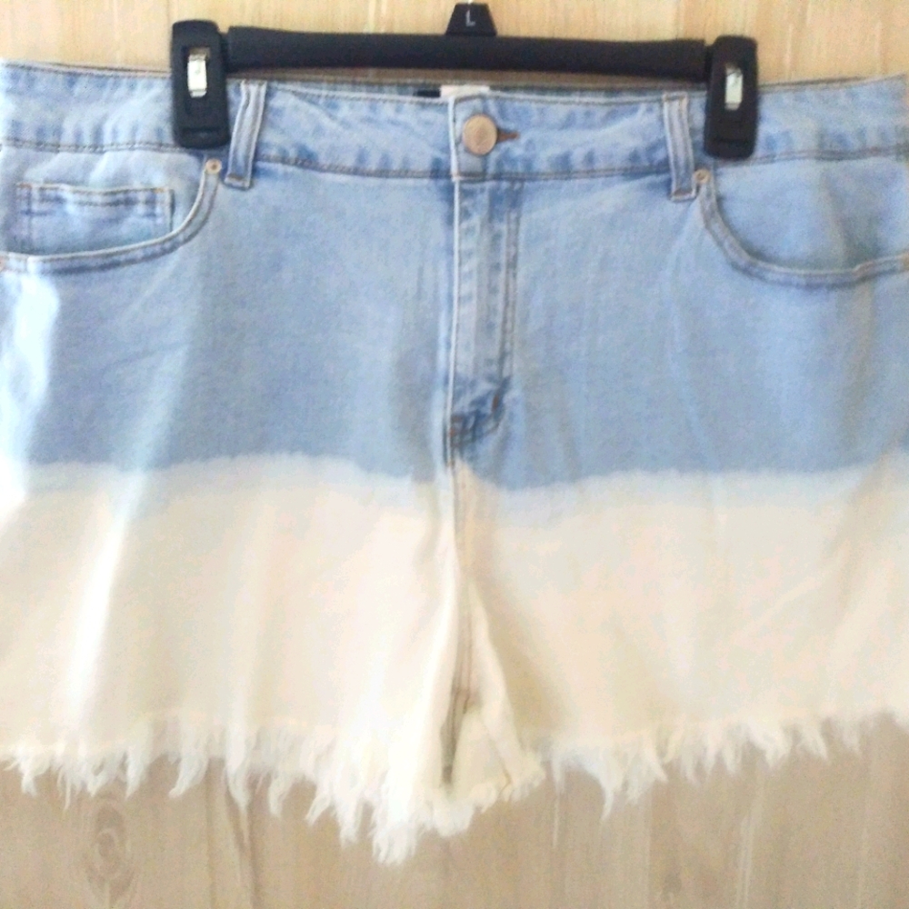 Ombre fringed shorts Plus size 3X by Fury